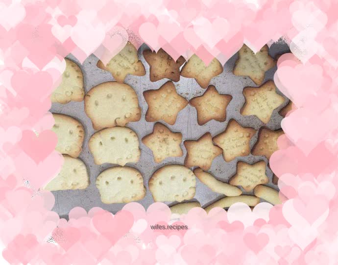 Butter cartoon cookies