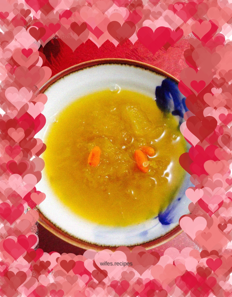 【Health and nourishing】Yiyi Rock Sugar Pumpkin Tremella Soup