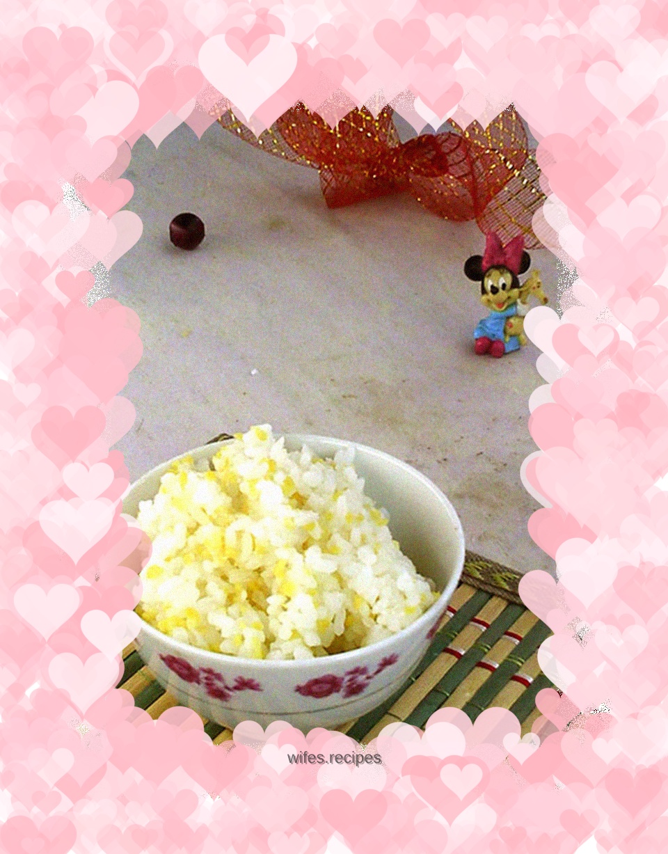 Gold and silver rice