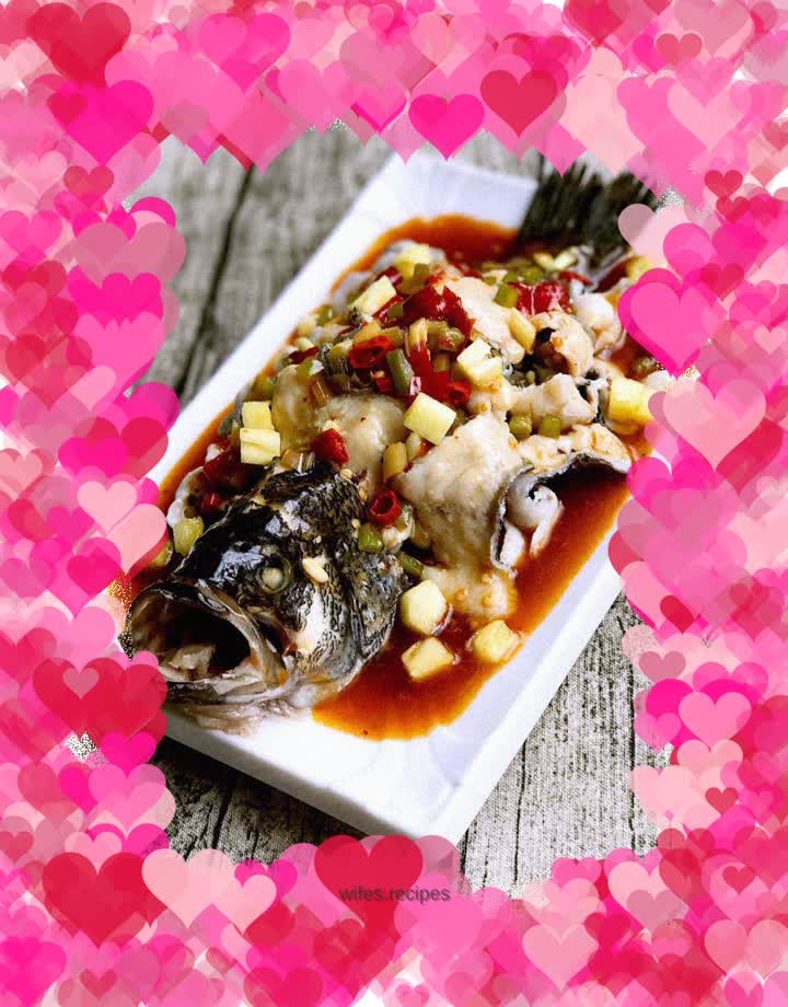 Seabass with fruity sauce