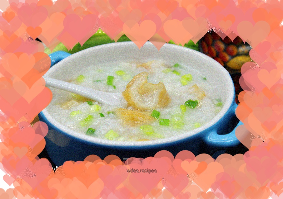 Fried dough sticks and chives porridge