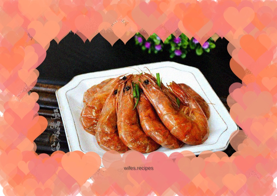 Sweet and sour fried dried shrimp