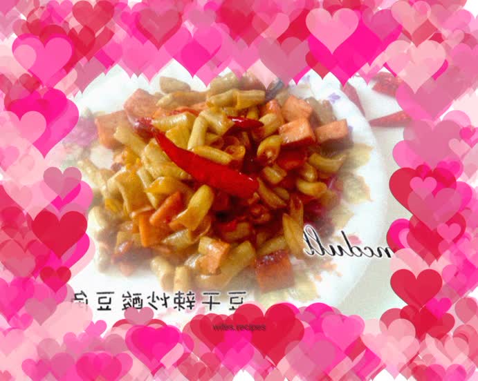 Stir-fried sour beans with dried tofu