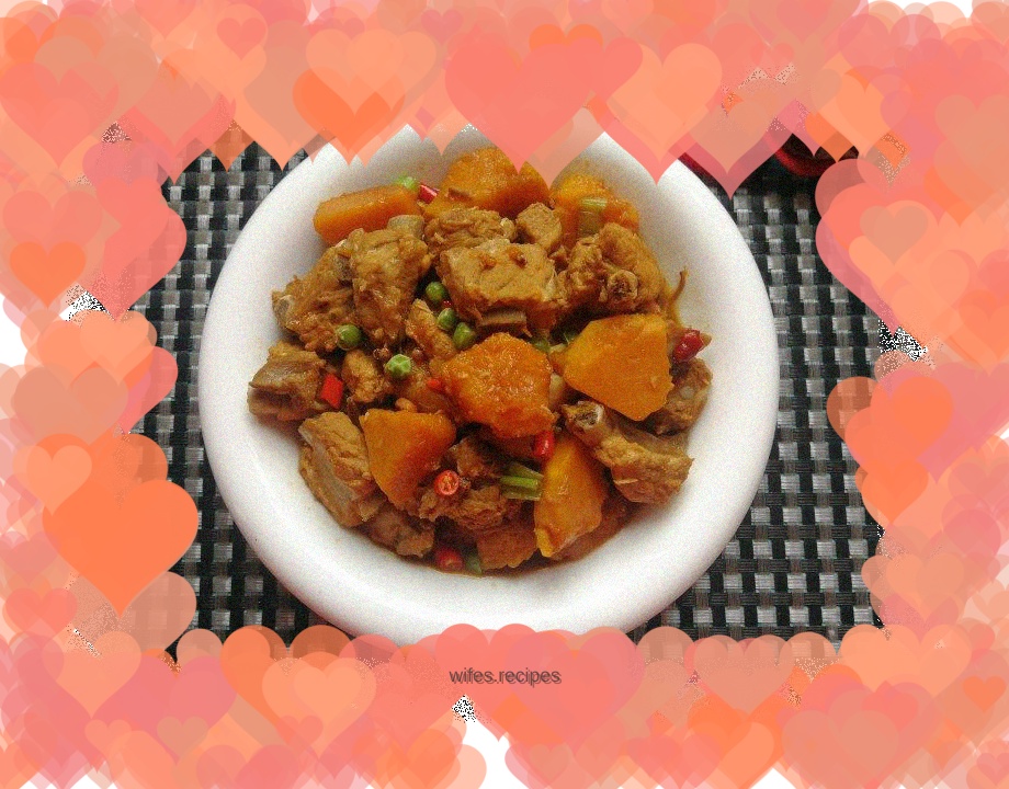 Pumpkin Braised Pork Ribs