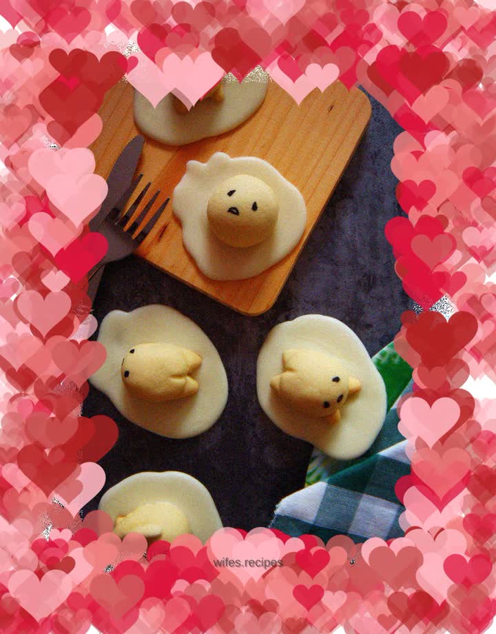 Creative Cookies Cute Lazy Eggs