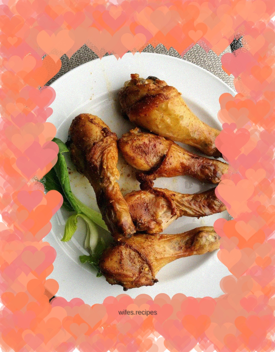 Oven version of cumin roasted chicken legs