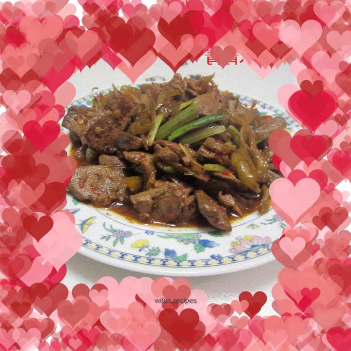 Stir-fried Pork Liver with Sour Chili and Celery