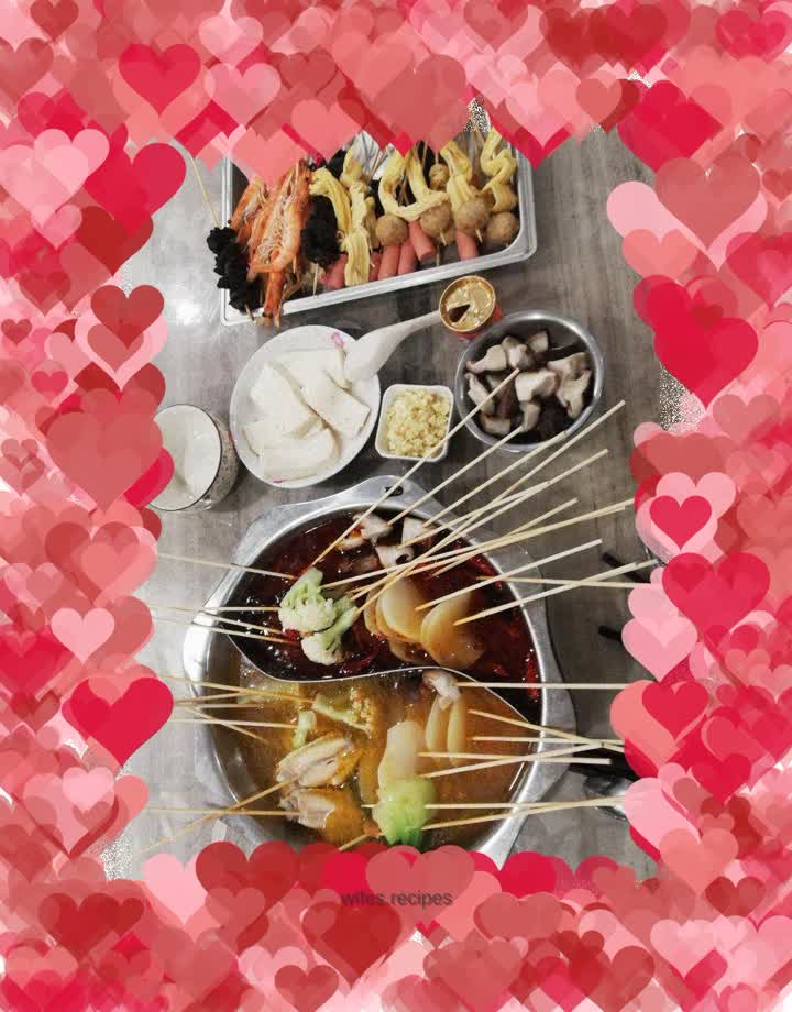 Homemade cold pot skewers