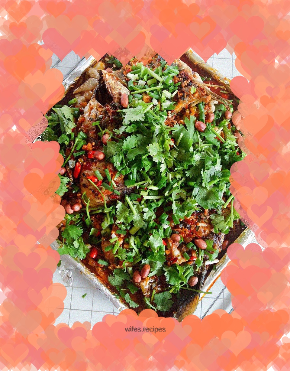 Homemade grilled fish