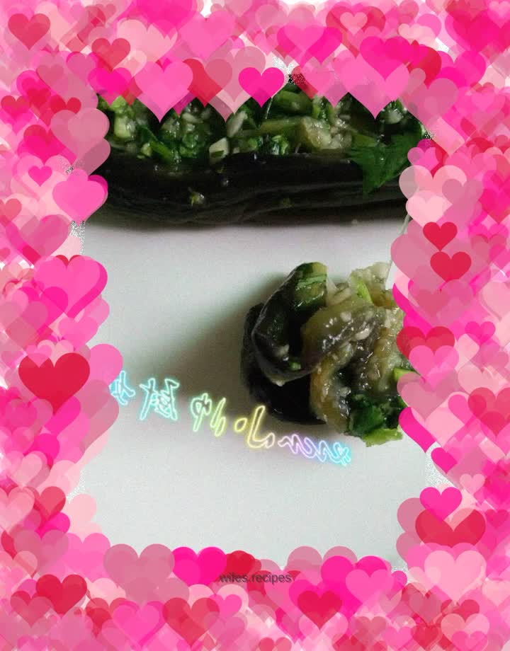 Jade White Jade~Garlic Eggplant