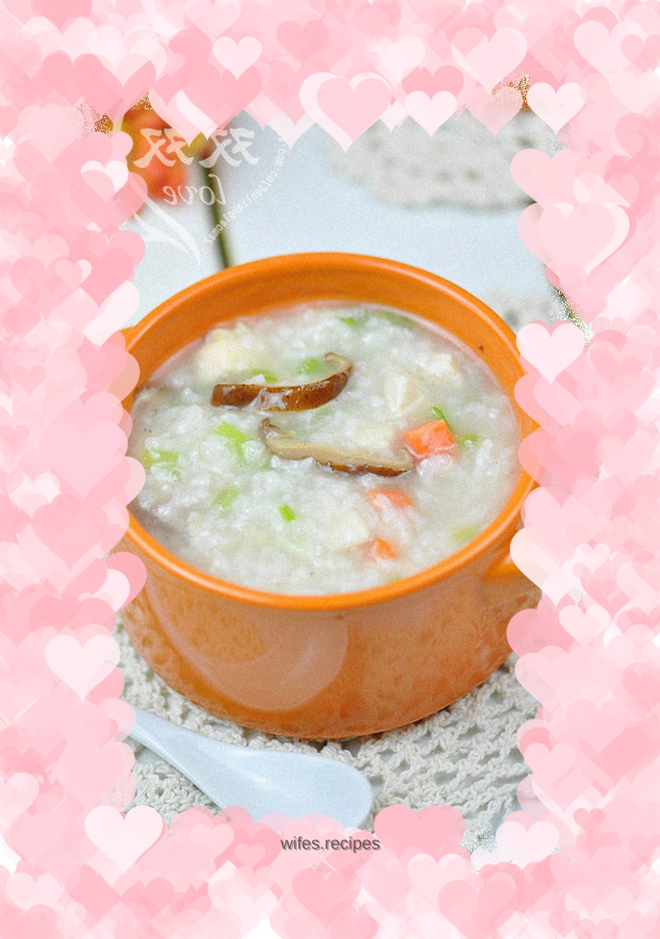 Mushroom and Chicken Porridge