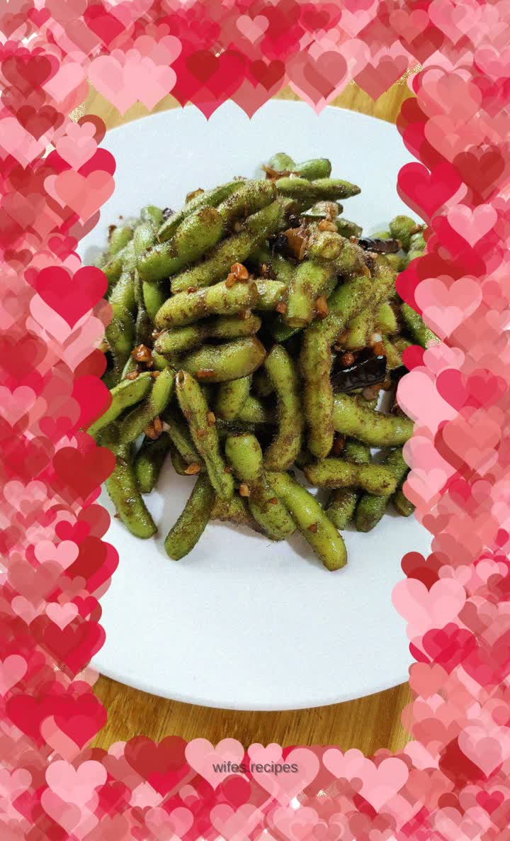 Garlic edamame