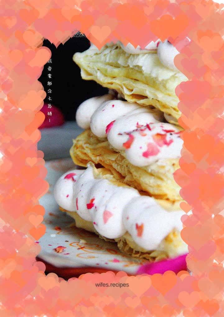 Folding happiness: [Rose Napoleon Mille-feuille]