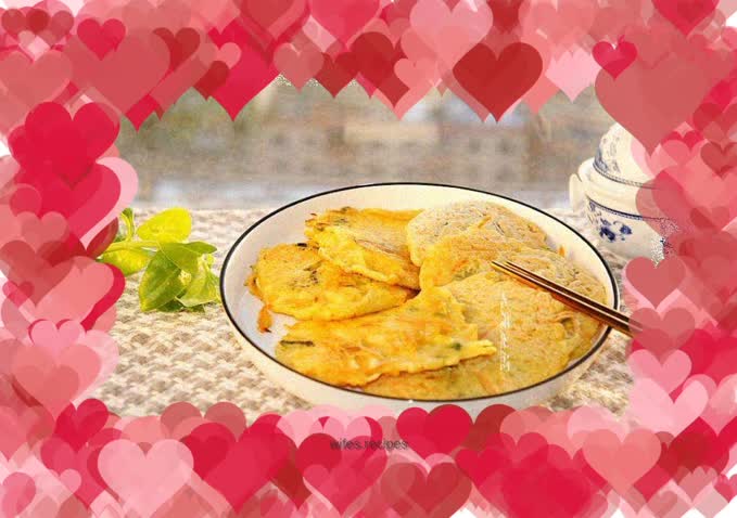 Potato shredded egg pancake