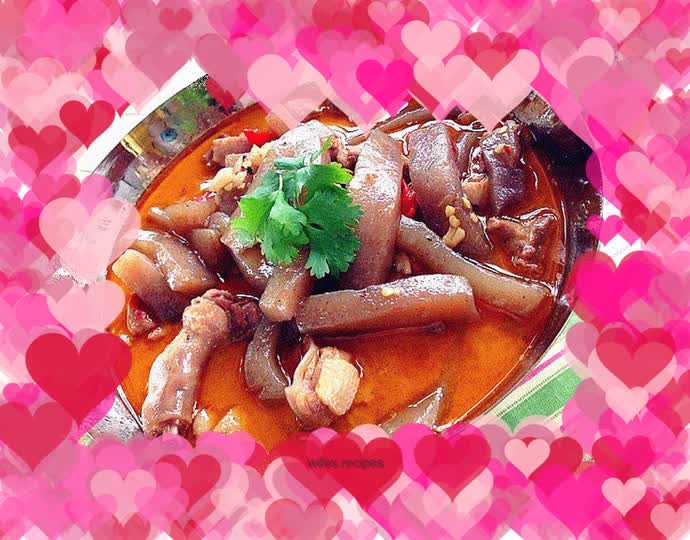 Grilled Duck with Konjac in Griddle