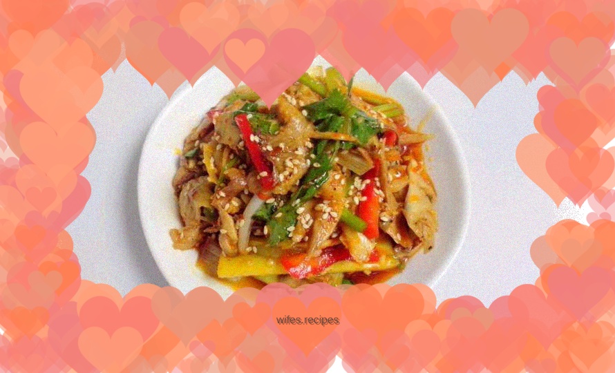 Red oil shredded chicken legs