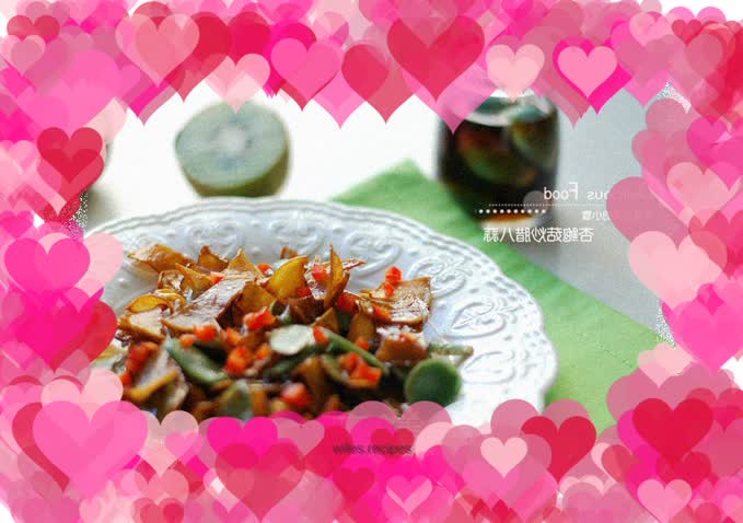 Crispy King Oyster Mushrooms and Fried Laba Garlic