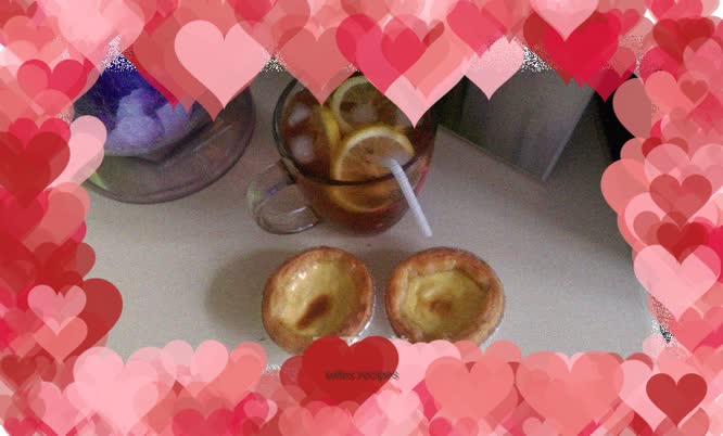 Portuguese Raisin Egg Tart