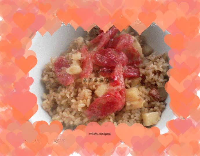 Baked Rice with Sausage and Potatoes