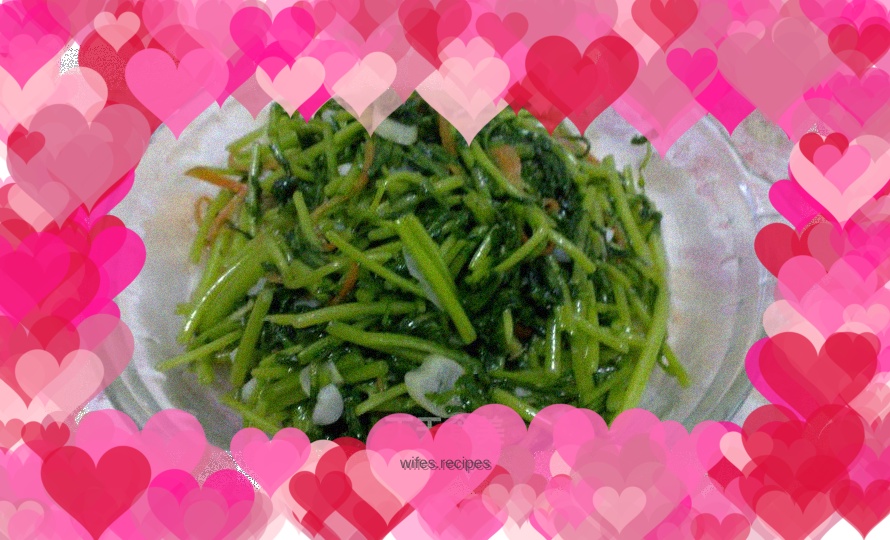 Garlic-roasted chrysanthemum