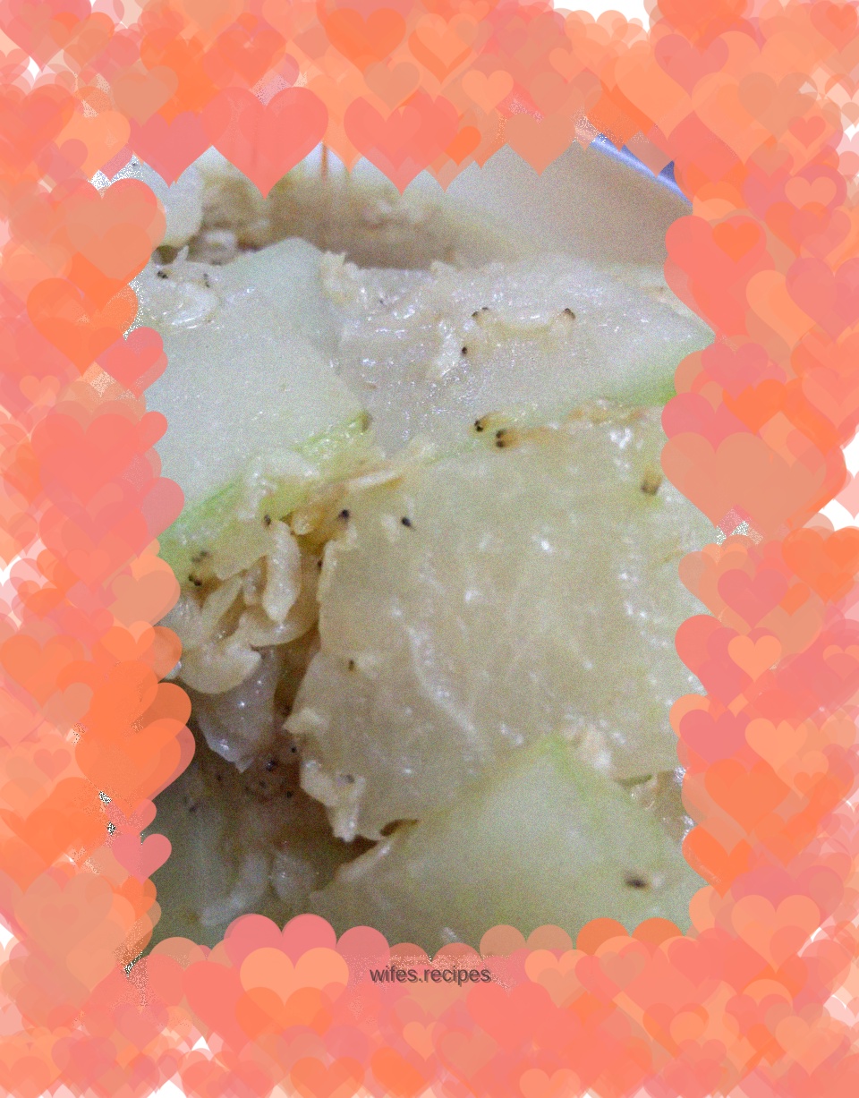 Fried Winter Melon with Shrimp Skin