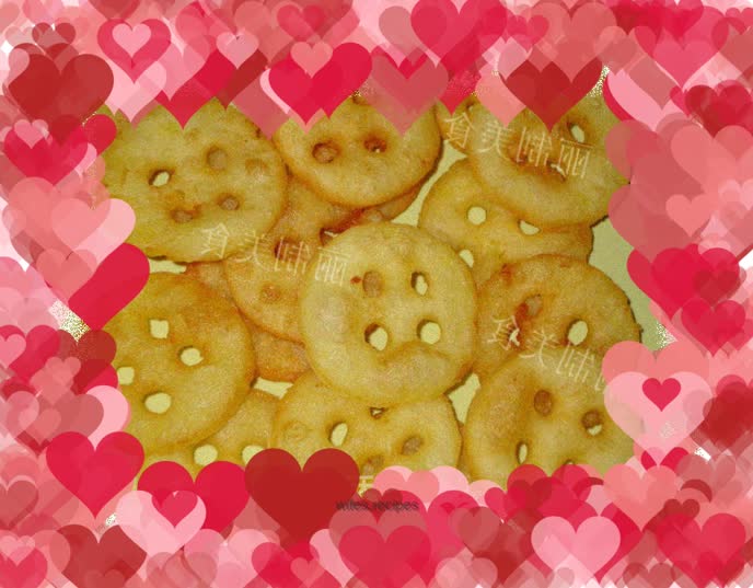 Button Potato Pancakes—a button starts a good morning