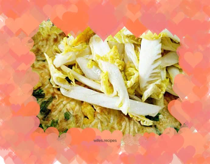 Pan-fried egg pancake