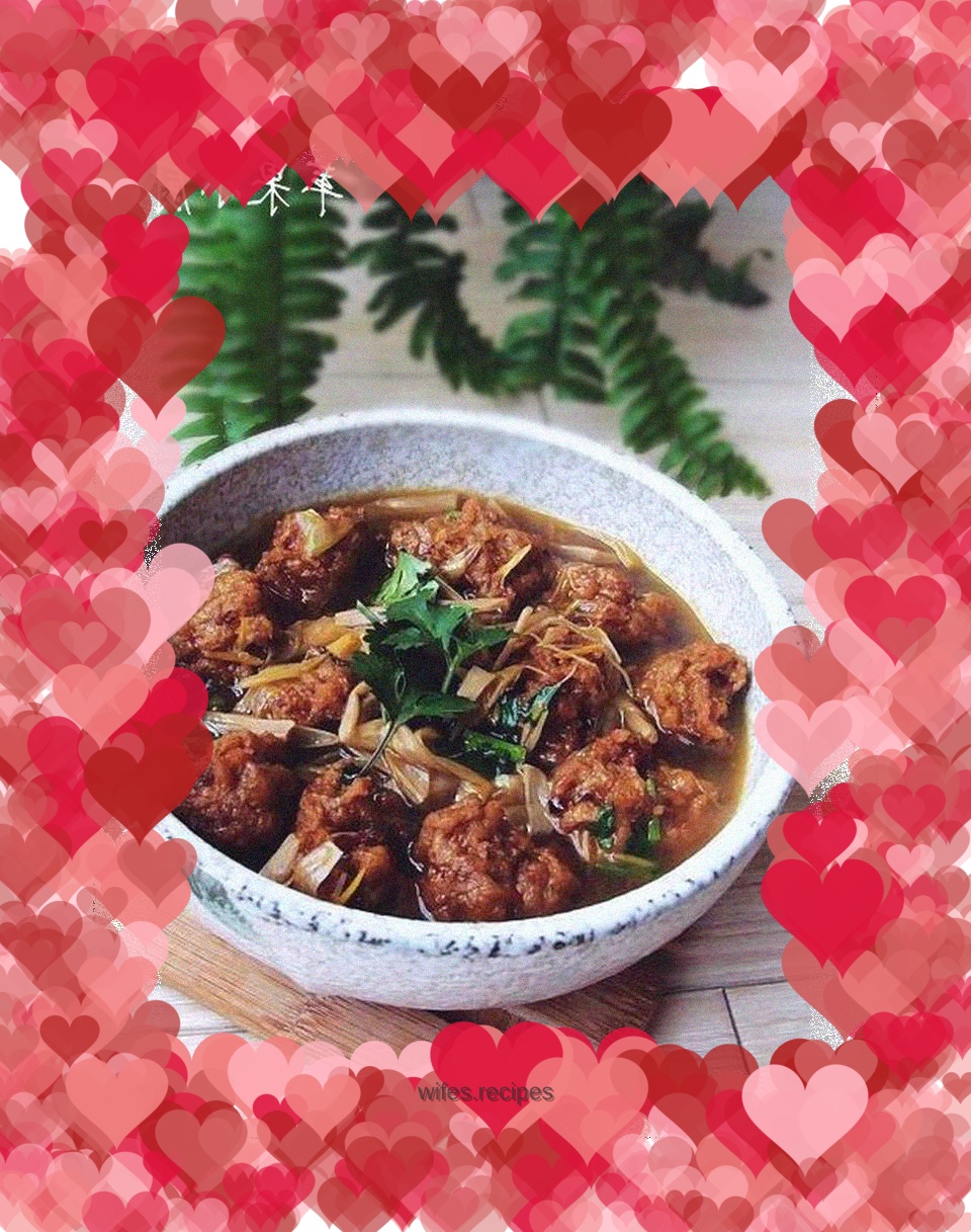 Braised Pork Meatballs