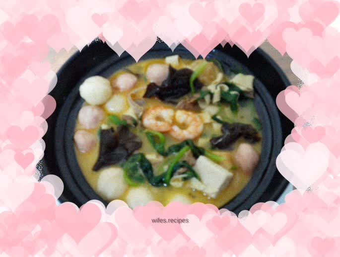 Casserole Malatang (clear soup version)