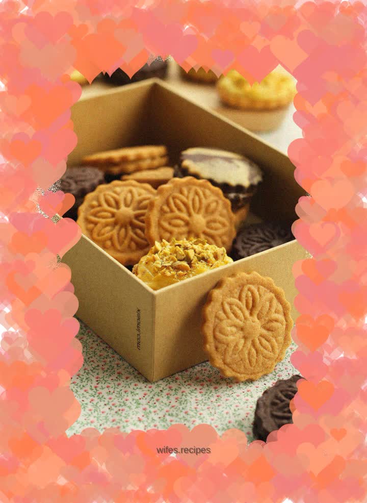 A cocoa cake crust butter