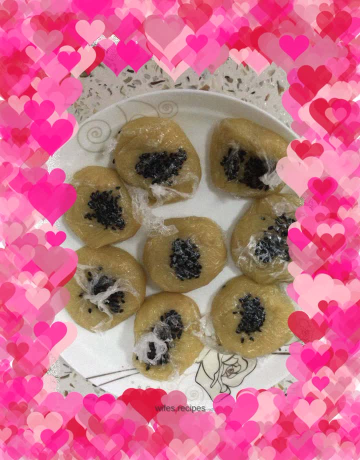 Glutinous rice and sweet potato cake