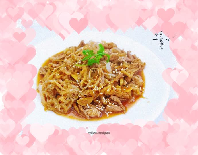 Stir-fried shredded pork with sauerkraut