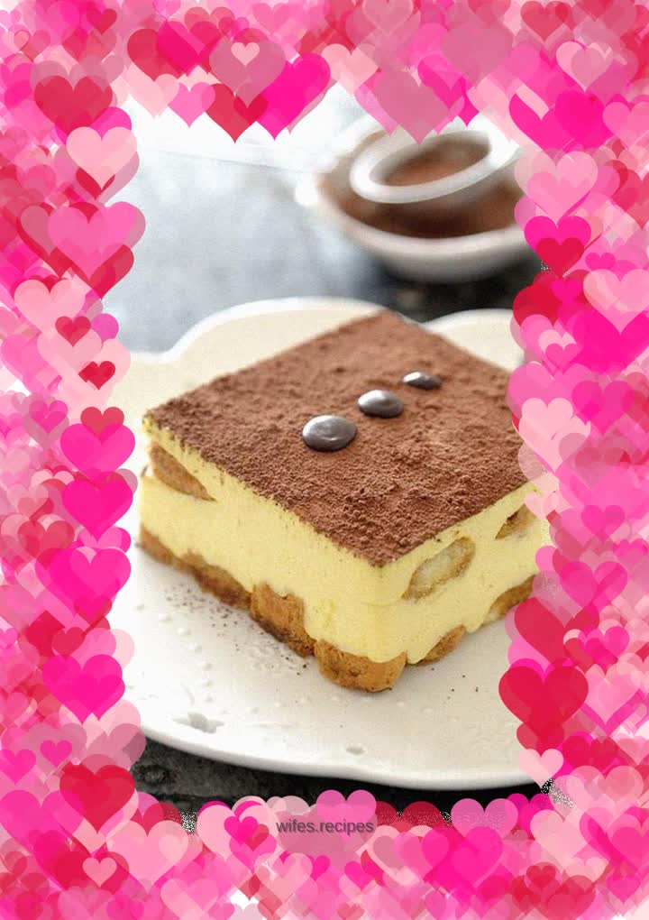 [Tomato Recipe] Valentine’s Day Tiramisu Mousse – a classic dessert that brings love with you