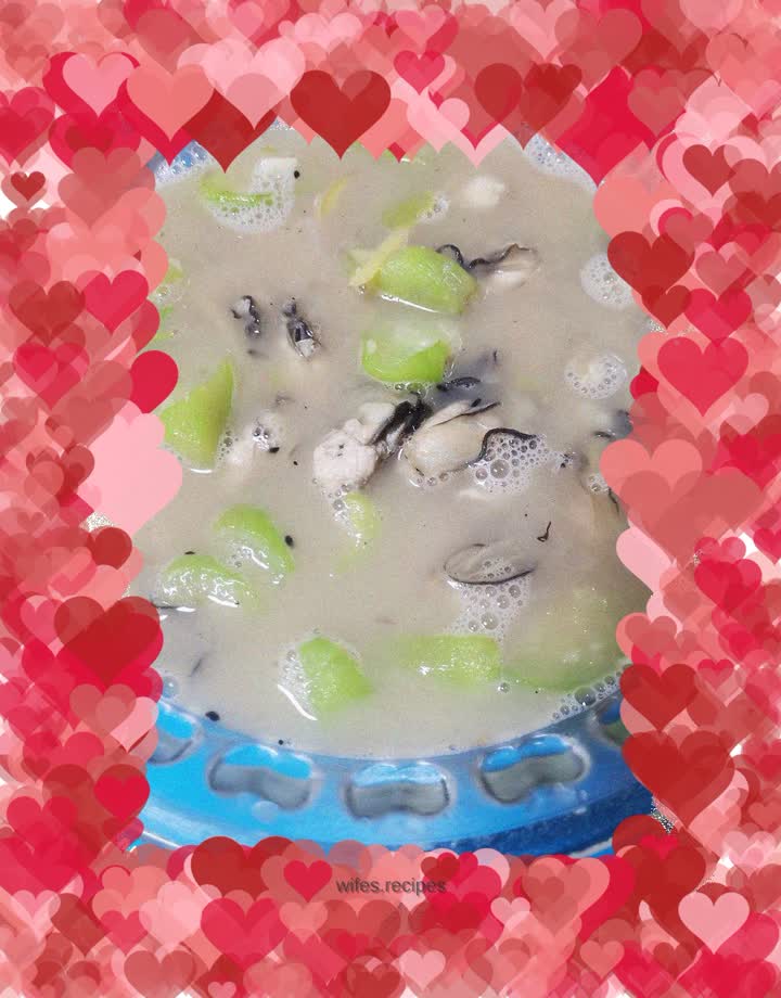 Oyster and Luffa Soup
