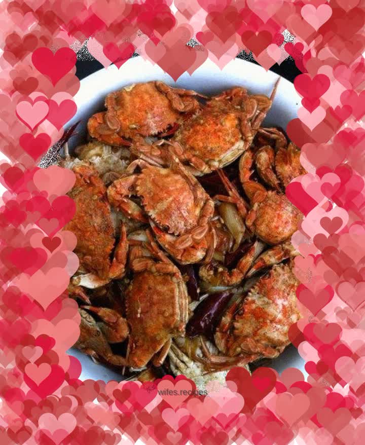 Spicy stir-fried floret crab