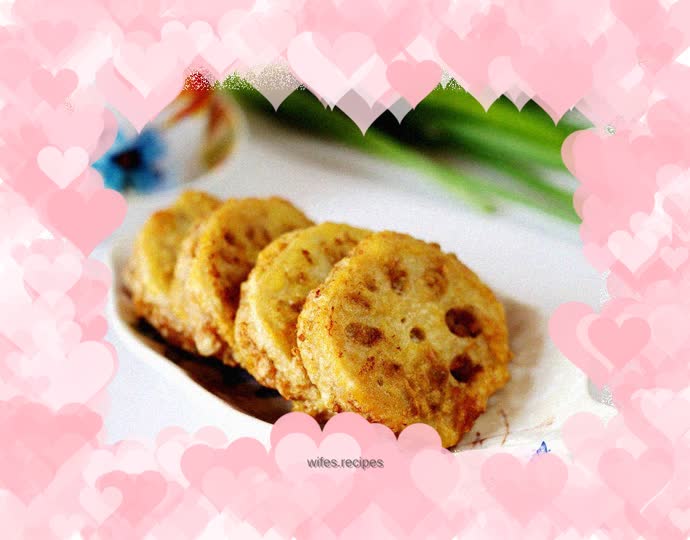 Eat more lotus roots for health maintenance in winter---fried lotus root clips