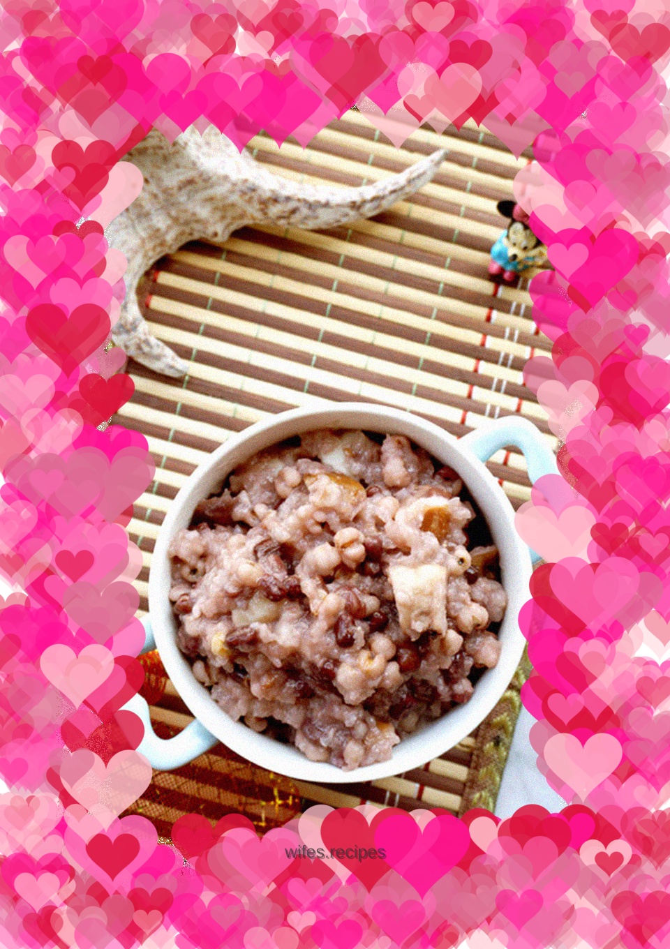 Water chestnut, red bean, coix and glutinous rice