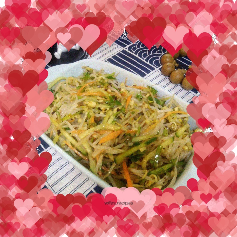 Cold bean sprouts