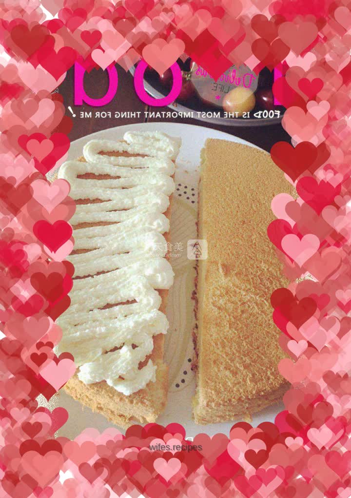 8 inch chiffon cake