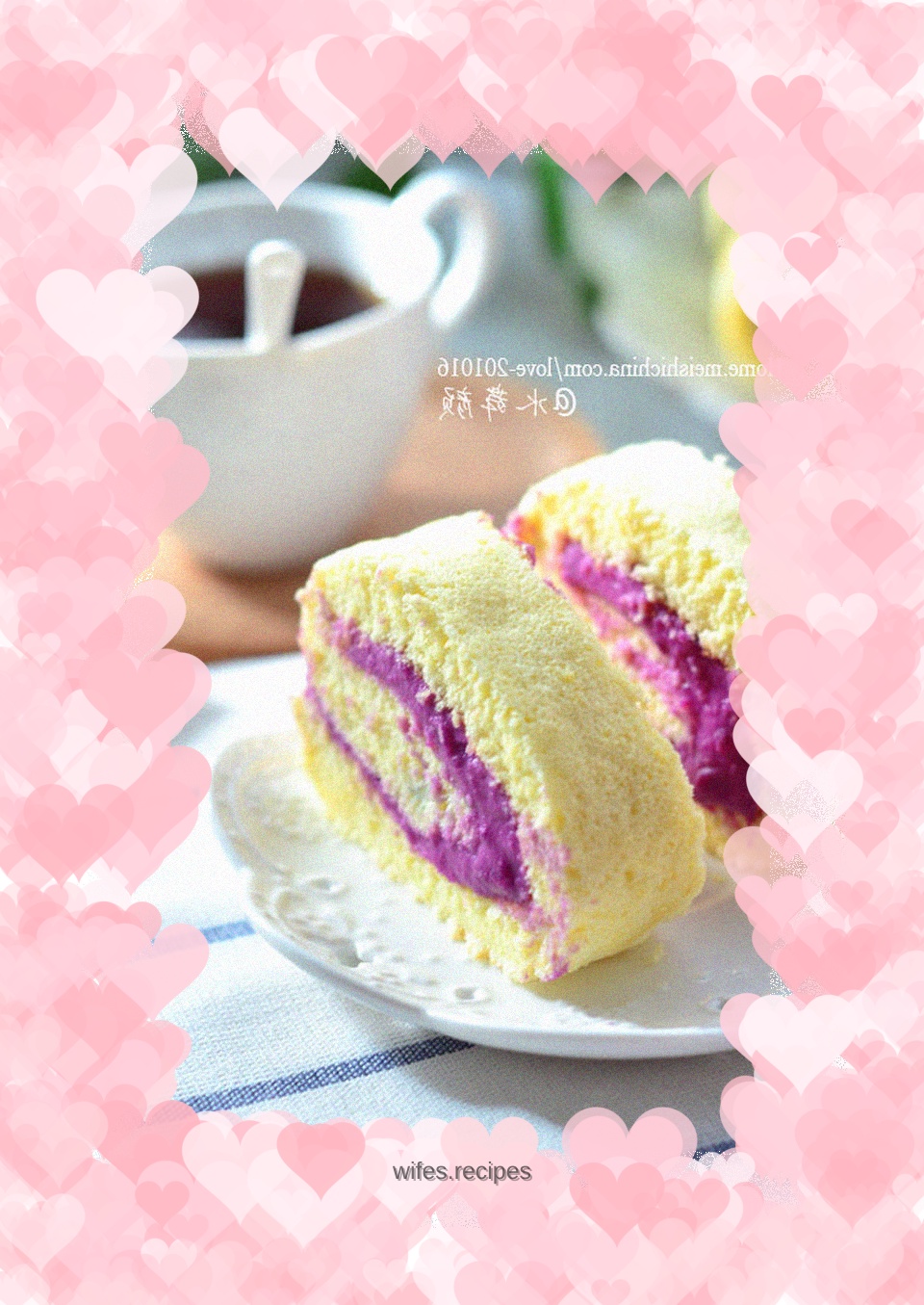 Purple Sweet Potato Egg Roll