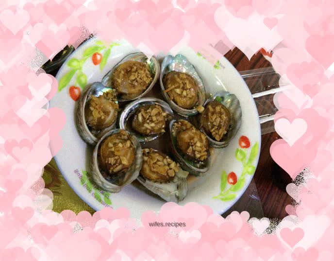 Steamed abalone