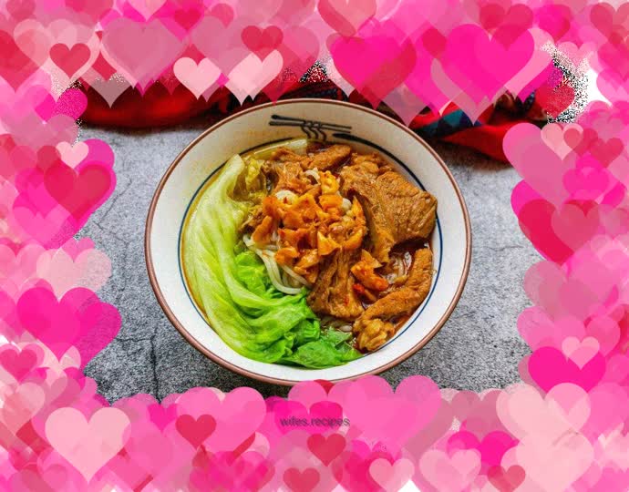 Lamb chop soup noodles