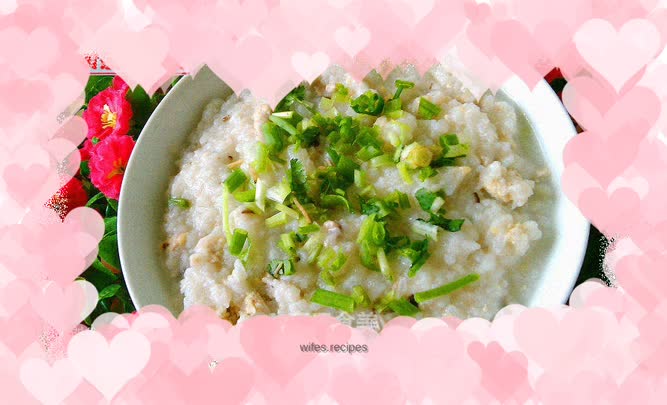 Mushroom and Chicken Porridge