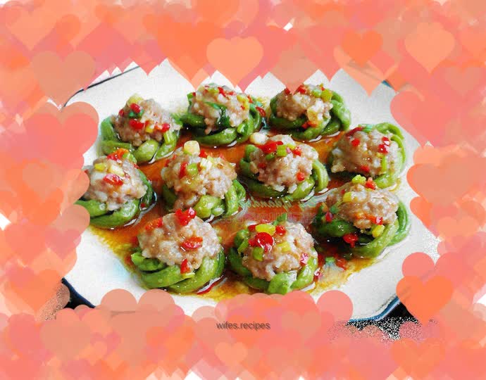 Steamed Stuffed Beans
