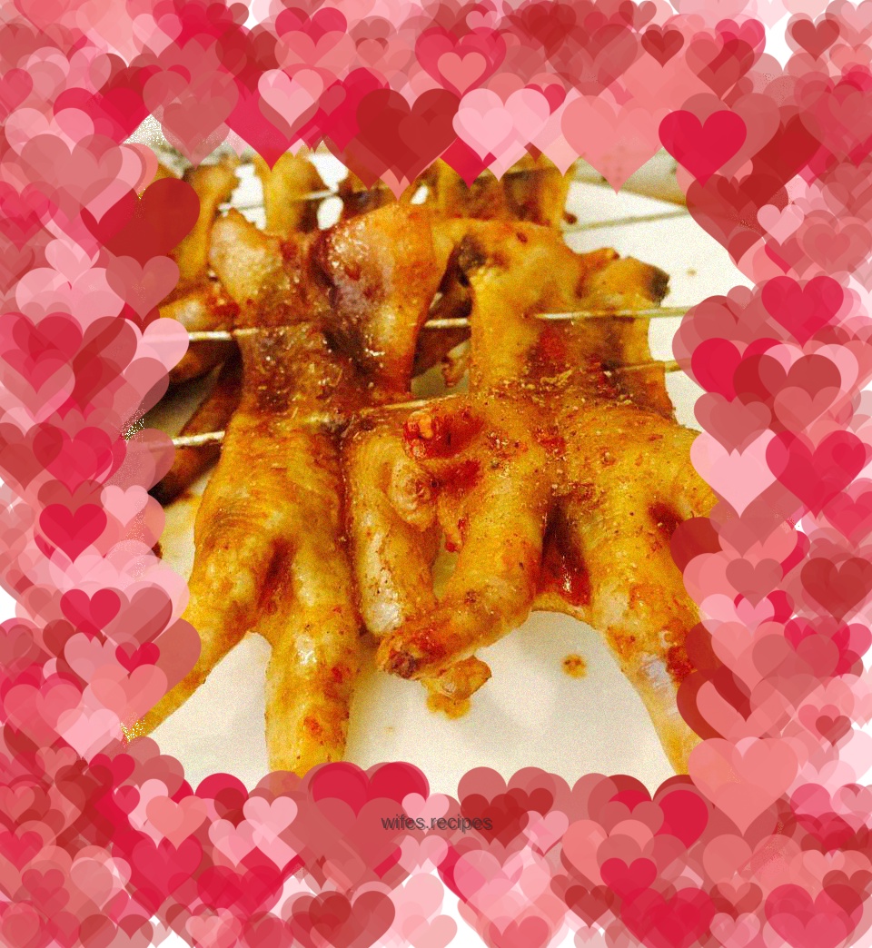 Oven gourmet roasted chicken feet