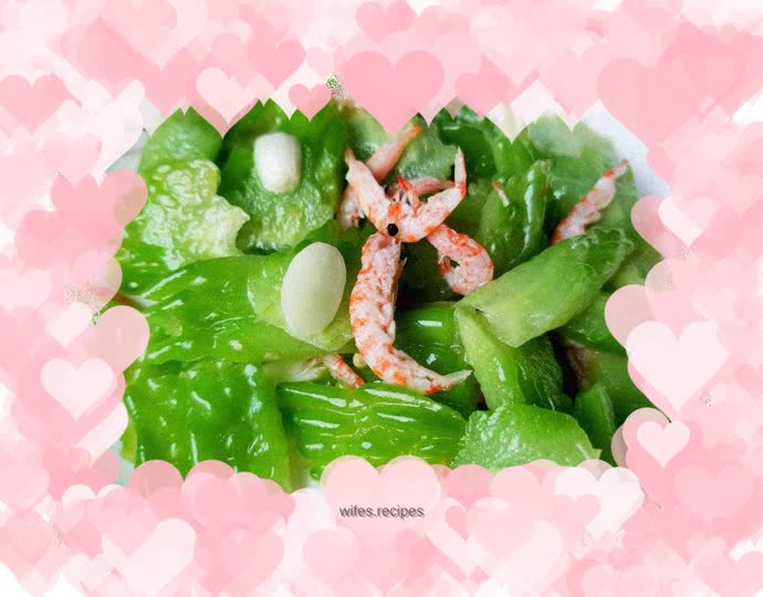 Dried Sea Rice and Bitter Melon