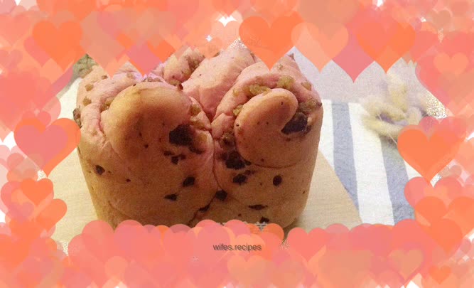 Dragon Fruit Rose Toast