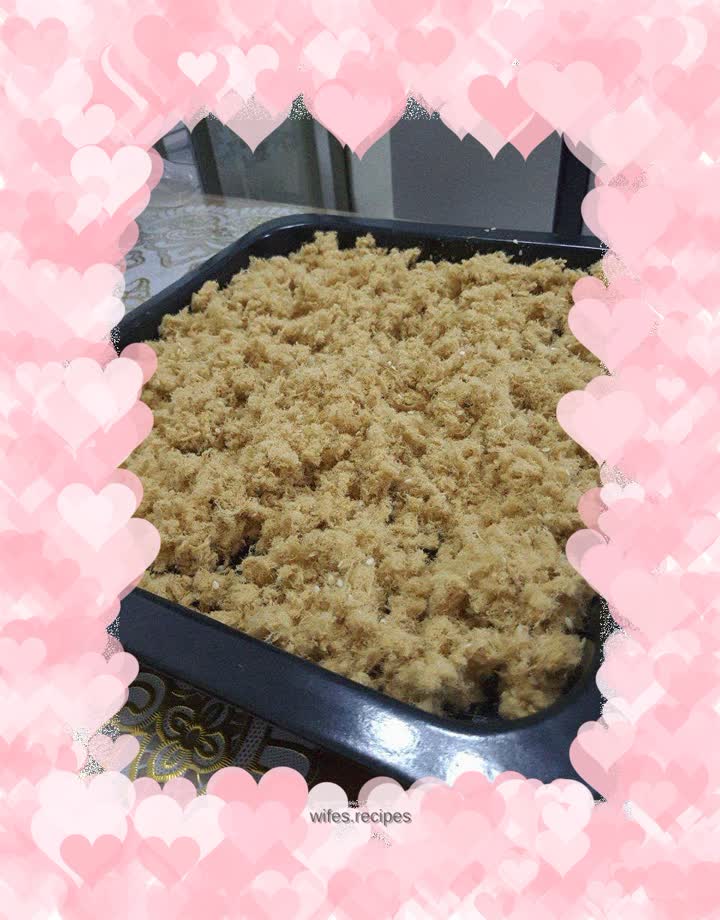 Bread machine homemade meat floss
