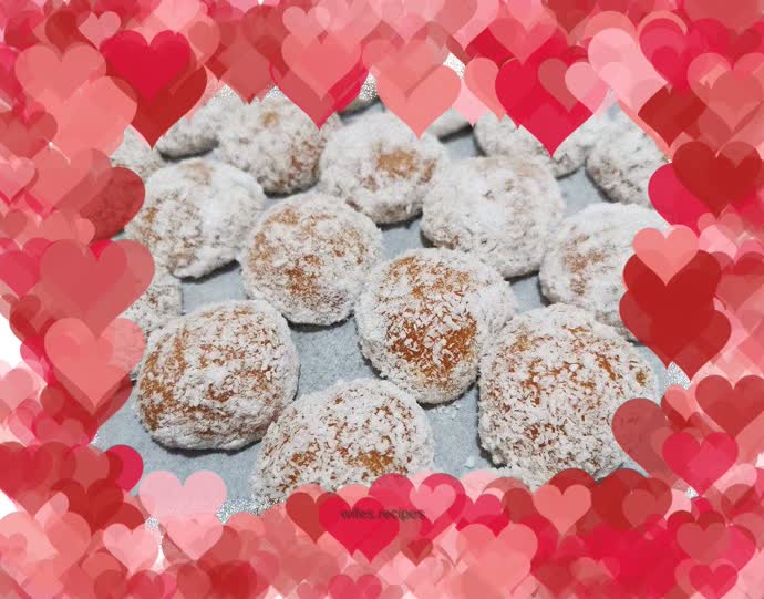 Snow potato dumplings