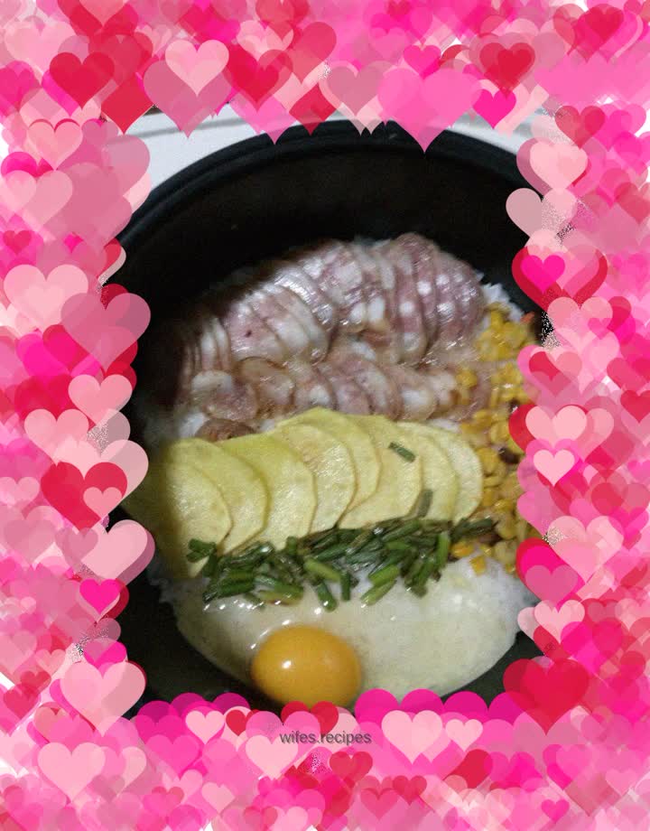 Sausage Claypot Rice